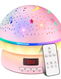 Toys for 3-8 Year Old Girls,Timer Rotation Star Projector Night Light Kids Twinkle Lights, 2-9 Year Olds Girl Gifts Kawaii Birthday Christmas Present for Kids,Gifts for Teen Toddler Baby Girls
