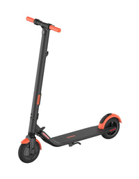 Segway Ninebot ES1L Electric Kick Scooter, Lightweight and Foldable, Upgraded Motor and Battery Pack, 8-inch Inner-Support Hollow Tires, Dark Grey & Orange
