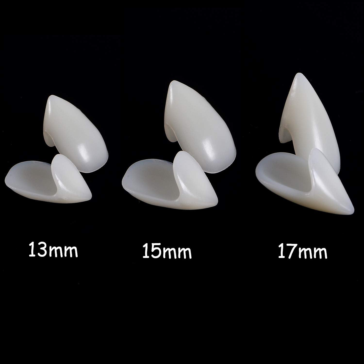 HLenyoy Vampire Teeth Fangs Elf Ears for Cosplay Costume Accessory Halloween Party Favors