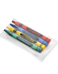 CrayonKing 50 Sets of 4-Packs in Cello (200 total bulk Crayons) Restaurants, Party Favors, Birthdays, School Teachers & Kids Coloring Non-Toxic Crayons
