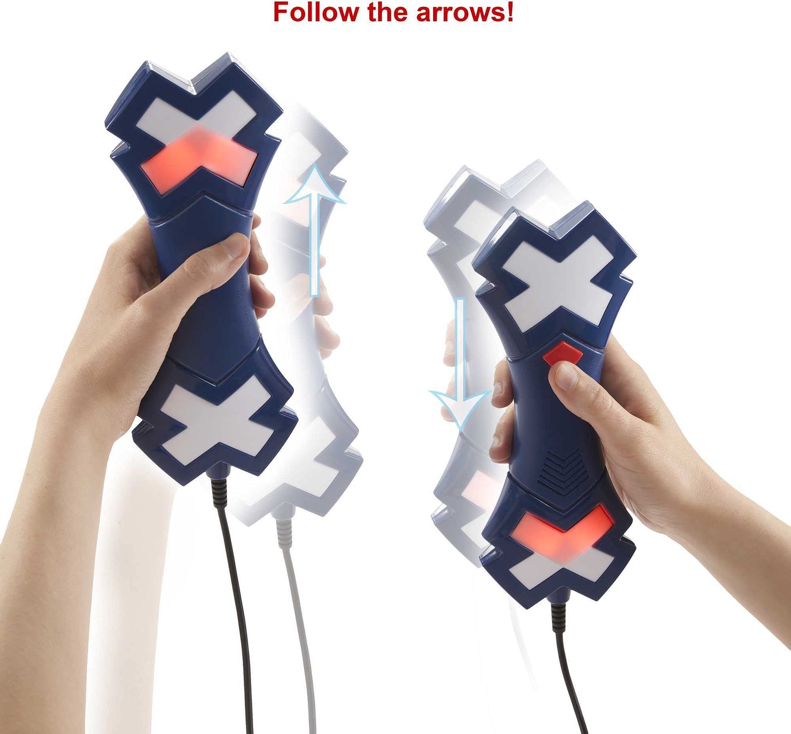 Mattel Crossed Signals Electronic Game with Pair of Talking Light Wands, Play Solo or with Up to 4 Players, Move Wands Up, Down or Shake, Gift for 8 Year Olds & Up