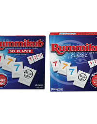 Rummikub Six Player Edition - The Classic Rummy Tile Game - More Tiles and More Players for More Fun! by Pressman , Blue
