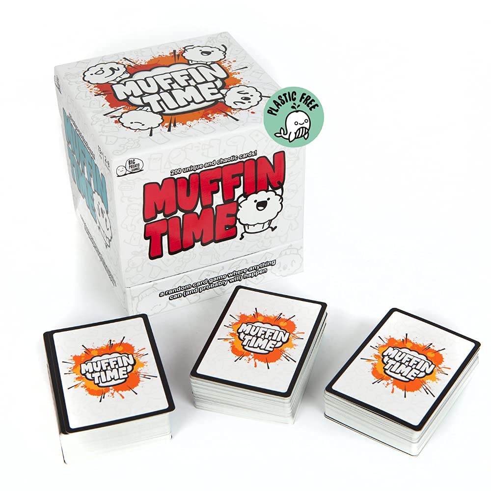 Muffin Time: Randomest Party Game You'll Ever Play | Hilarious Board Game for Teens and Adults | Now with 200 Cards