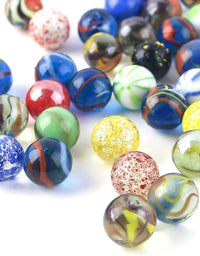 60PCS Colorful Glass Marbles,9/16 inch Marbles Bulk for Kids Marble Games,DIY and Home Decoration

