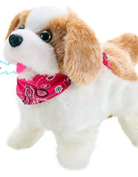 Liberty Imports Cute Little Puppy - Flip Over Dog, Somersaults, Walks, Sits, Barks
