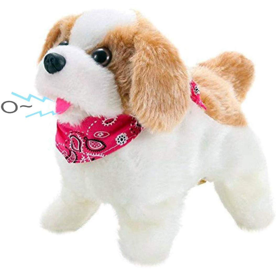 Liberty Imports Cute Little Puppy - Flip Over Dog, Somersaults, Walks, Sits, Barks