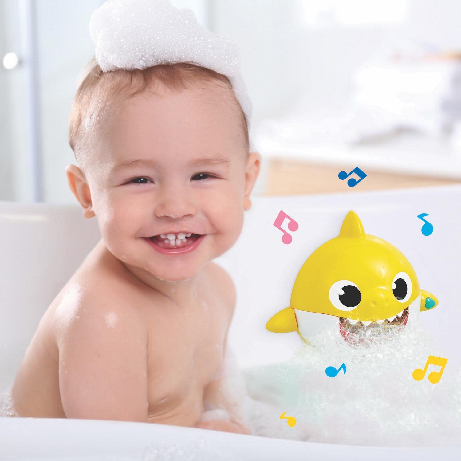 WowWee Pinkfong Baby Shark Official - Singing Bath Time Bubble Maker