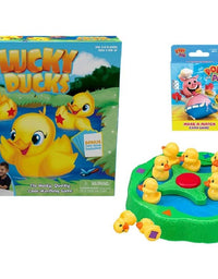 Pressman Lucky Ducks -- The Memory and Matching Game that Moves, 5"
