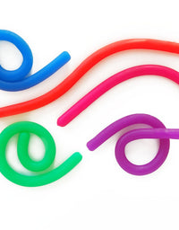 Impresa Products 5-Pack of Stretchy String Fidget / Sensory Toys (BPA/Phthalate/Latex-Free) - Stretches from 10 Inches to 8 Feet!
