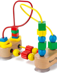 Melissa & Doug First Bead Maze - Wooden Educational Toy 4.2 x 7 x 8.6 inches ; 1.3 pounds
