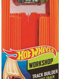 Hot Wheels Track Builder Straight Track with Car 15 Feet [Styles May Vary]
