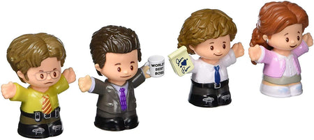 Fisher-Price Little People Collector The Office Figure Set, 4 character figures from the American TV show in a giftable package for fans ages 1-101 years