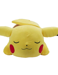 Pokemon 18” Plush Sleeping Pikachu - Cuddly Must Have Fans - Plush Perfect for Traveling, Car Rides, Nap Time, and Play Time!
