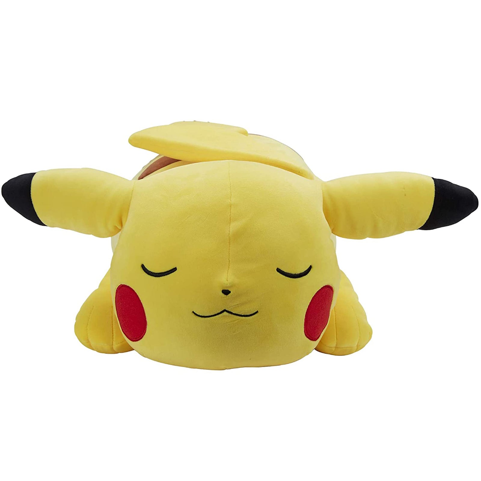 Pokemon 18” Plush Sleeping Pikachu - Cuddly Must Have Fans - Plush Perfect for Traveling, Car Rides, Nap Time, and Play Time!