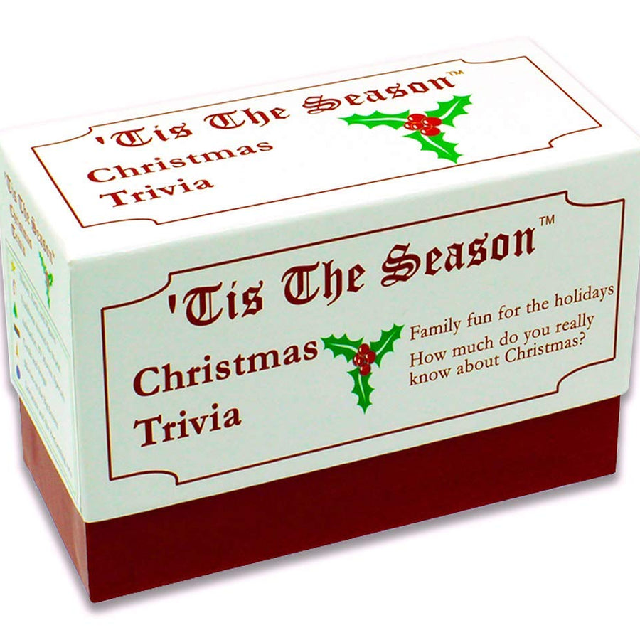 Tis The Season Christmas Trivia Game - The Classic and Original - Featuring Christmas Trivia Cards & Questions That Make For Great Holiday Games For The Entire Family (1 Pack)