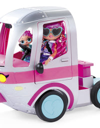 LOL Surprise OMG Glamper Fashion Camper Doll Playset with 55+ Surprises, Fully-Furnished with Light Up Pool, Water Slide, Bunk Beds, Cafe, BBQ Grill, DJ Booth - Gift Toy for Girls Ages 4 5 6 7+ Years
