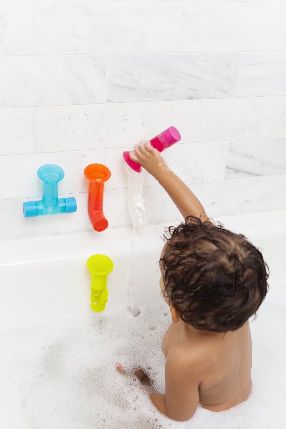 Boon, Building Bath Pipes Toy Set 5, Blue