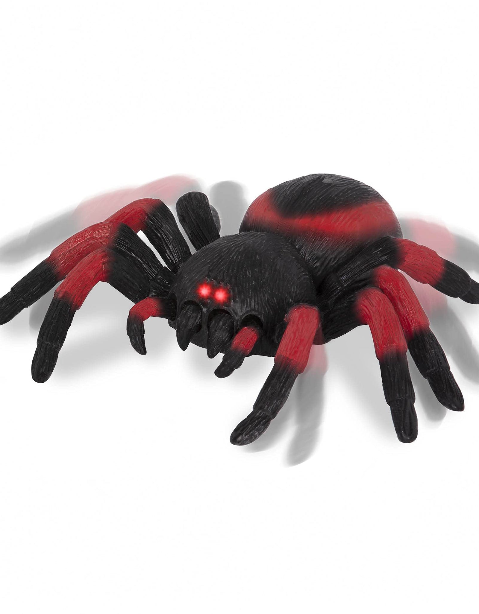 Terra by Battat - RC Spider: Tarantula - Red Infrared Remote Control Spider with Creepy Led Eyes for Kids Aged 6+, Multi