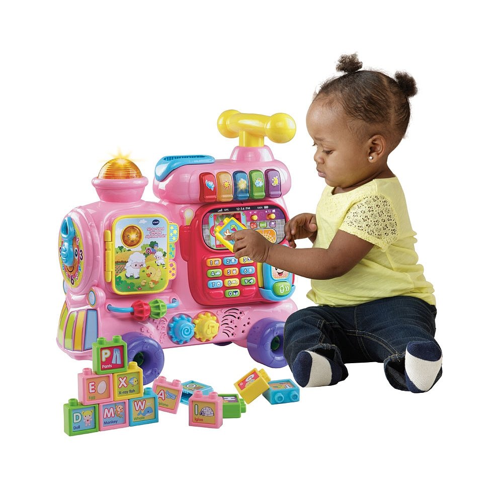 VTech Sit-to-Stand Ultimate Alphabet Train, Blue