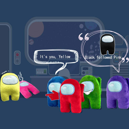 Among Plush Toys Plushie Animal Toy 12 Pcs, Among Merch Stuff Funny Little Animal Gifts for Super Game Fans Young and Children