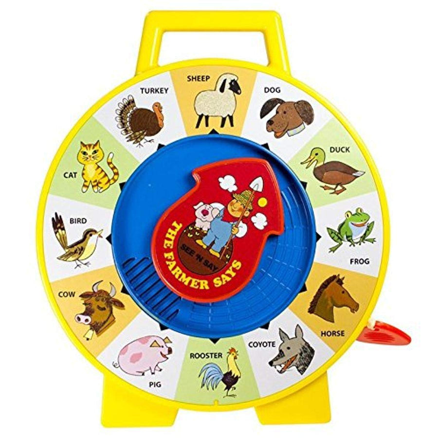 Basic Fun Fisher Price Classic Toys - The Farmer Says See 'N Say - Great Pre-School Gift for Girls and Boys, multi