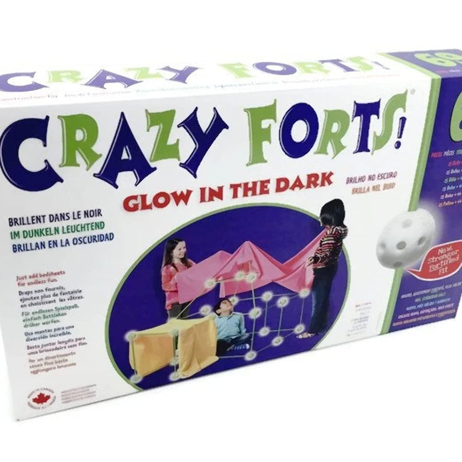 Everest Toys Crazy Forts, Glow in the Dark, 69 pieces