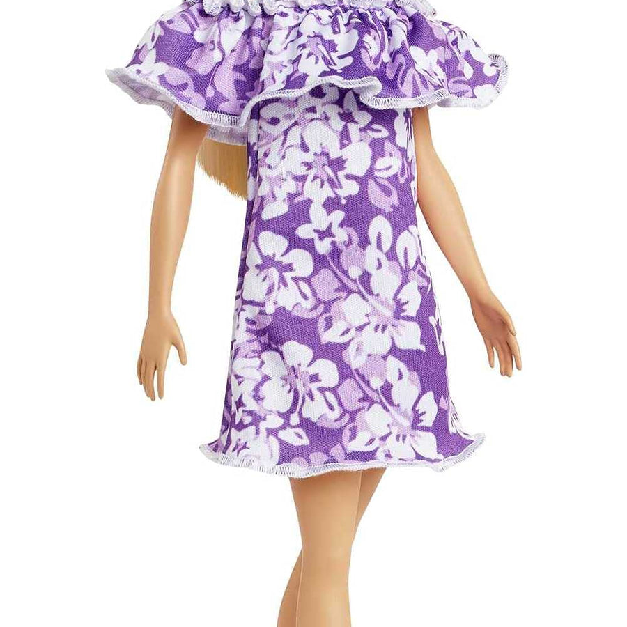 Barbie Loves The Ocean Beach-Themed Doll (11.5-inch Blonde), Made from Recycled Plastics, Wearing Fashion & Accessories, Gift for 3 to 7 Year Olds