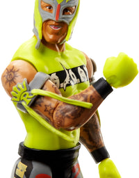 WWE Rey Mysterio Action Figure Series 124 Action Figure Posable 6 in Collectible for Ages 6 Years Old and Up
