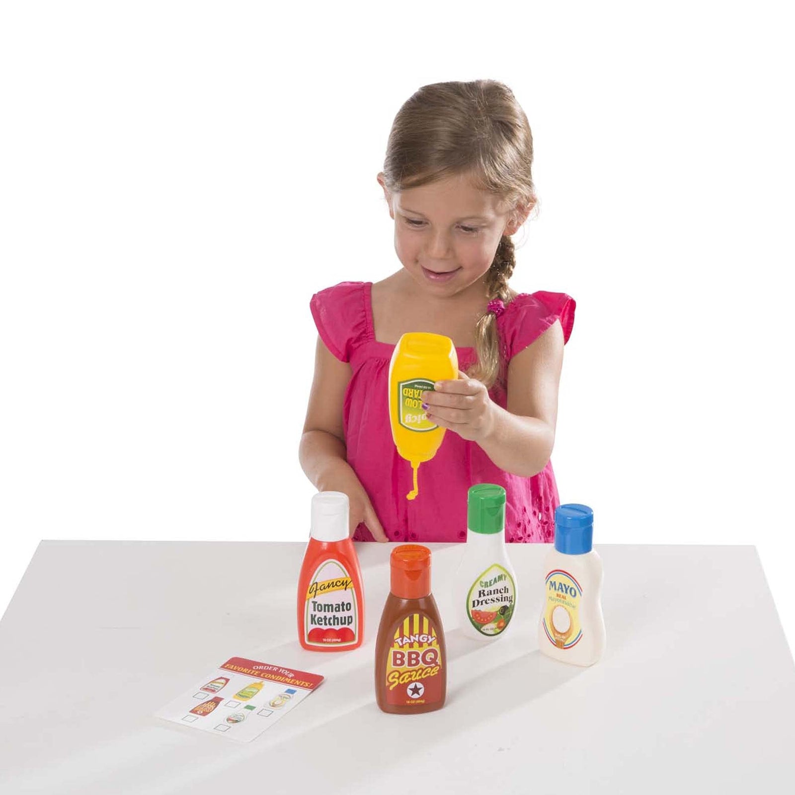 Melissa & Doug 5-Piece Favorite Condiments Play Food Set