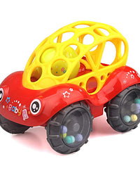 ZHFUYS Rattle & Roll Car，3 to 24 Months Baby Toys 5 inch boy and Girl Infant Toys Vehicles
