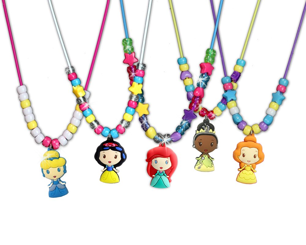 Tara Toys Disney Princess Necklace Activity Set, 9.7x8.18x2