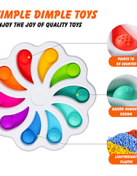 VARWANEO Flower Fidget Toys Pack Cheap with Simple Dimple, Sensory Fidget Toys Set for Kids Adults Relieves Stress and Anxiety Gifts
