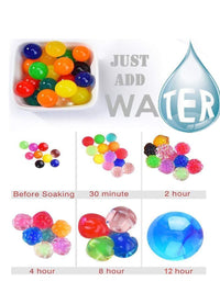 Non Toxic Water Beads Kit 300pcs Giant & 20000 Small Gel Beads for Kids-Value Package Sensory Toys and Decoration
