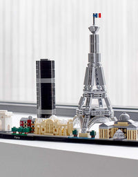 LEGO Architecture Skyline Collection 21044 Paris Skyline Building Kit with Eiffel Tower Model and Other Paris City Architecture for Build and Display (649 Pieces)
