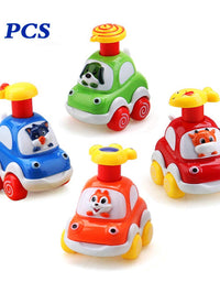 Baby Toy Cars for 1 Year Old Toddler Cartoon Wind up Cars for 2 Year Old Boys Birthday Gift Toys Age 1
