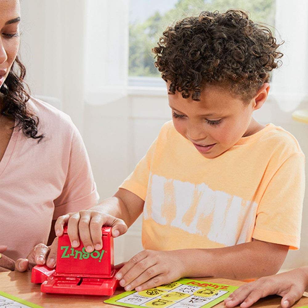 ThinkFun Zingo Bingo Award Winning Preschool Game for Pre-Readers and Early Readers Age 4 and Up - One of the Most Popular Board Games for Boys and Girls and their Parents, Amazon Exclusive Version