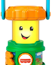 Fisher-Price Laugh & Learn Camping Fun Lantern, musical toy with lights, sounds and learning content for baby and toddler ages 6-36 months
