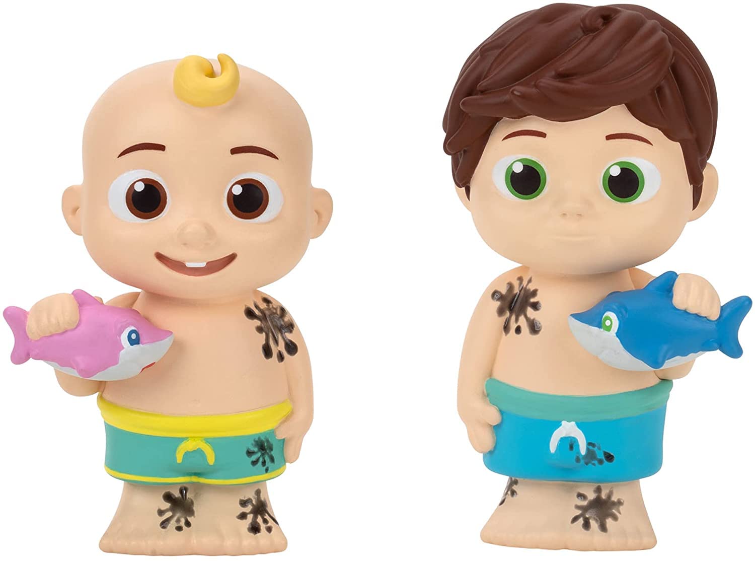 CoComelon Musical Bathtime Playset - Plays Clips of The ‘Bath Song’ - Features 2 Color Change Figures (JJ & Tomtom), 2 Toy Bath Squirters, Cleaning Cloth – Toys for Kids, Toddlers, and Preschoolers