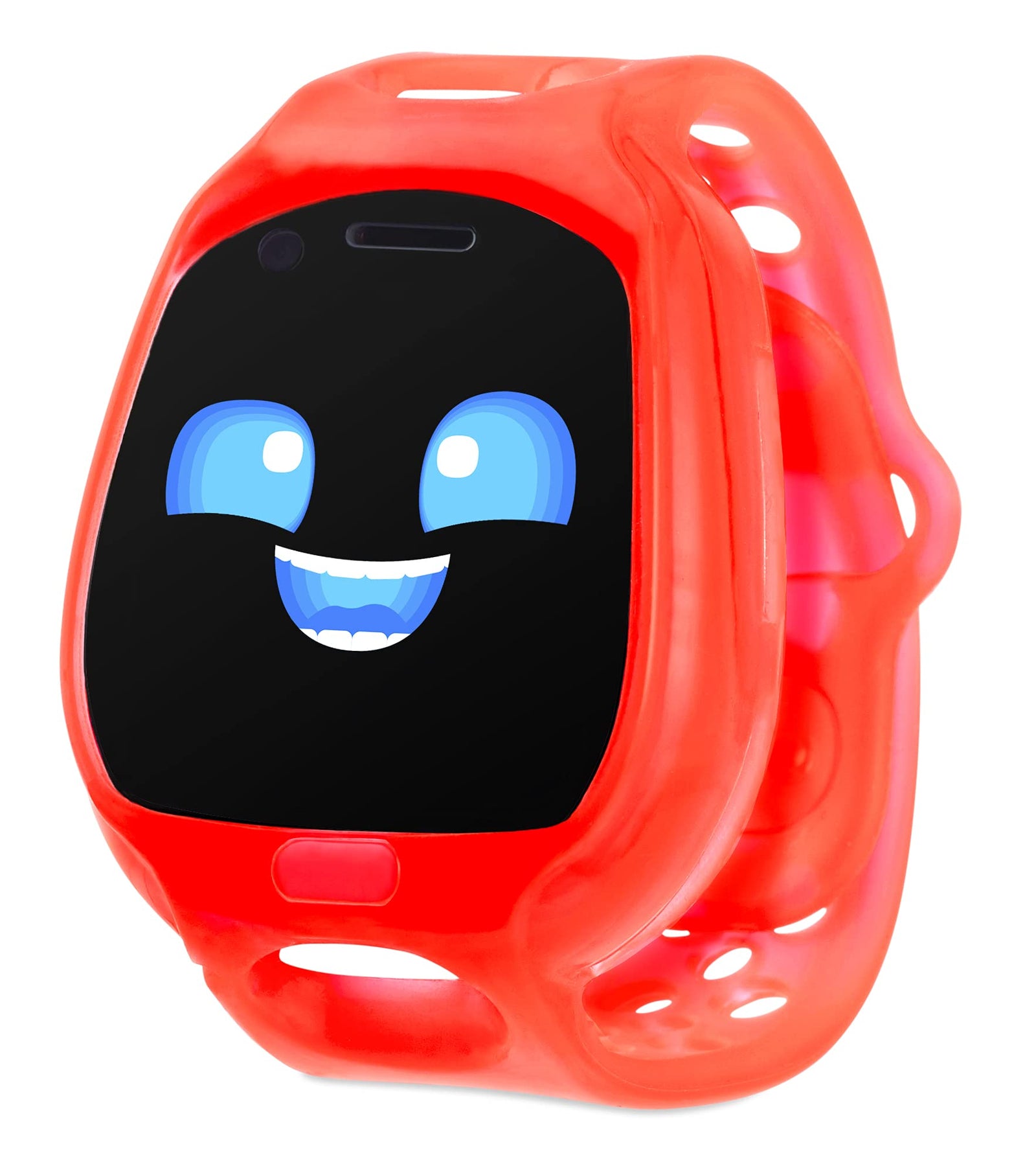 Little Tikes Tobi 2 Robot Red Smartwatch with Head-to-Head Gaming, Advanced Graphics, Motion-Activated Selfie Camera, Fun Expressions, Games, Pedometer, Splashproof, Wireless Connectivity, Video | 6+