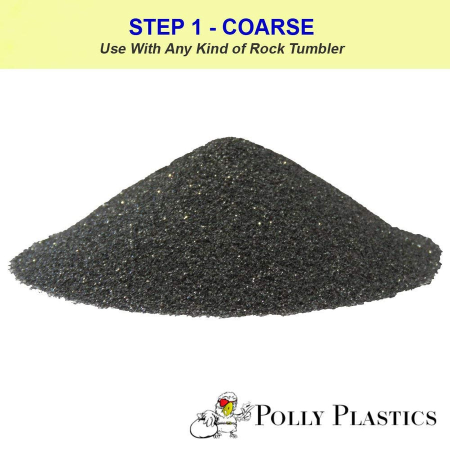 Rock Tumbler Grit Kit and Ceramic Tumbling Filler Media | Polly Plastics (4.5 Pounds Total Weight)