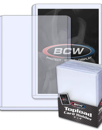 BCW 3" x 4" Topload Card Holder for Standard Trading Cards | Up to 20 pts | 25-Count
