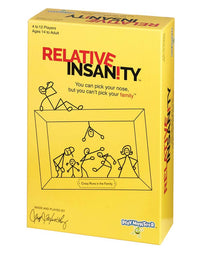 Relative Insanity -- Hilarious Party Game -- From Comedian Jeff Foxworthy -- Ages 14+ -- 4+ Players
