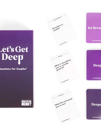 Let's Get Deep - The Relationship Game Full of Questions for Couples - by What Do You Meme?
