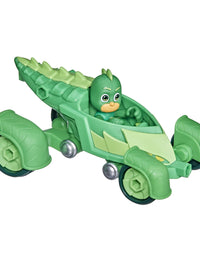 PJ Masks Gekko-Mobile Preschool Toy, Gekko Car with Gekko Action Figure for Kids Ages 3 and Up
