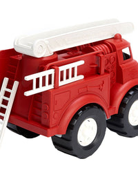 Green Toys Fire Truck - BPA Free, Phthalates Free Imaginative Play Toy for Improving Fine Motor, Gross Motor Skills. Toys for Kids
