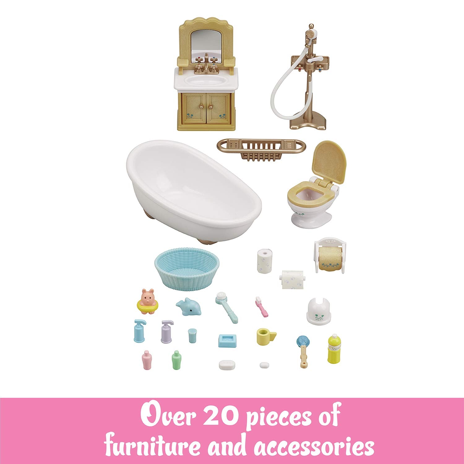 Calico Critters Country Bathroom Set