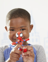 Marvel Spidey and His Amazing Friends Spidey Action Figure and Web-Crawler Vehicle, for Kids Ages 3 and Up
