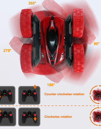 Remote Control Car RC Cars - Drift High Speed Off Road Stunt Truck, Race Toy with 2 Rechargeable Batteries, 4 Wheel Drive, Cool Birthday Gifts for Boys Age 6 7 8 9 10 11 Year Old Kids Toys
