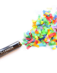 Legend & Co. Large Confetti Cannons Multicolor, (5 Pack) Biodegradable and Air Powered | Launches 20-25ft | Celebrations, New Year's Eve, Birthdays and Weddings
