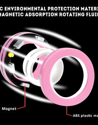 6PCS Magnetic Rings, Fidget Rings,Roller Rings,Adult Finger Fidget Toys, ADHD Anxiety Relief Decompression Magical Ring Fidget Toy,Funny Gifts kids Magnetic Spinner Ring for Boys Girls(Random Color)
